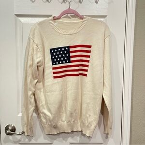 Brandy Melville Nico American Flag Sweater